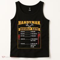 Handyman Hourly Rate Gift For Handyman Dad Tank Top thumb 2