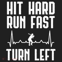 Hit Hard Run Fast Turn Left Baseball Player Technique Cute Gift Beanie thumb 2