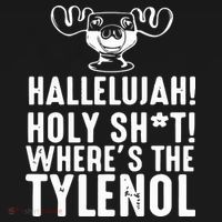Hallelujah Holy Shit Wheres The Tylenol Women's Hoodie thumb 2