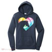 Horse Heart Shaped Animal Lover Horseback Rider Women's Hoodie thumb 0