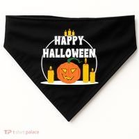 Happy Halloween Spooky Pumpkin Holiday USA-Made Doggie Bandana thumb 0