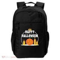 Happy Halloween Spooky Pumpkin Holiday Backpack thumb 0