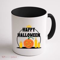 Happy Halloween Spooky Pumpkin Holiday Coffee Mug thumb 1