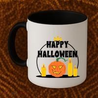 Happy Halloween Spooky Pumpkin Holiday Coffee Mug thumb 2