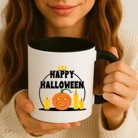 Happy Halloween Spooky Pumpkin Holiday Coffee Mug thumb 3