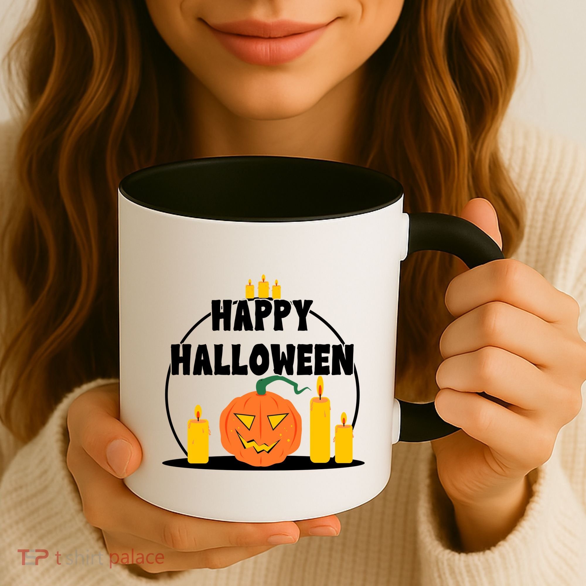 Happy Halloween Spooky Pumpkin Holiday Coffee Mug