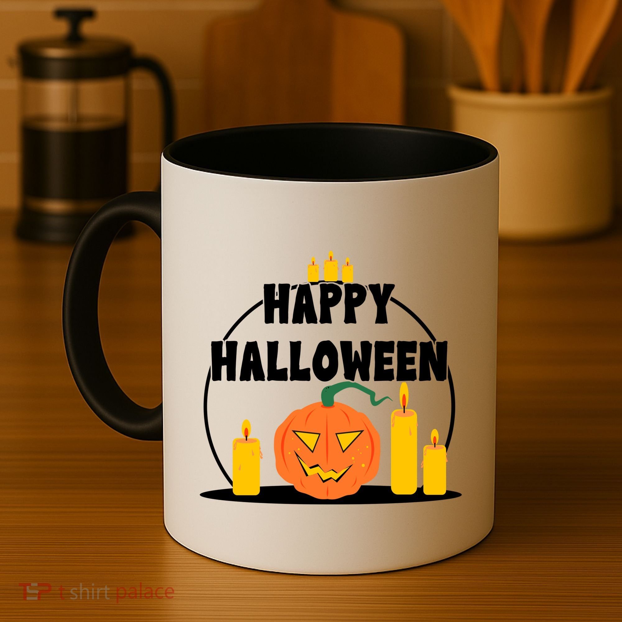 Happy Halloween Spooky Pumpkin Holiday Coffee Mug