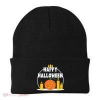 Happy Halloween Spooky Pumpkin Holiday Beanie thumb 0
