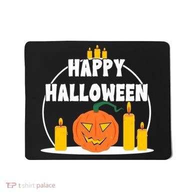 Happy Halloween Spooky Pumpkin Holiday Mousepad