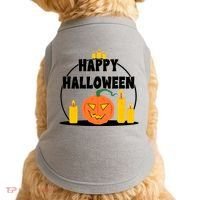 Happy Halloween Spooky Pumpkin Holiday Doggie Tank thumb 0