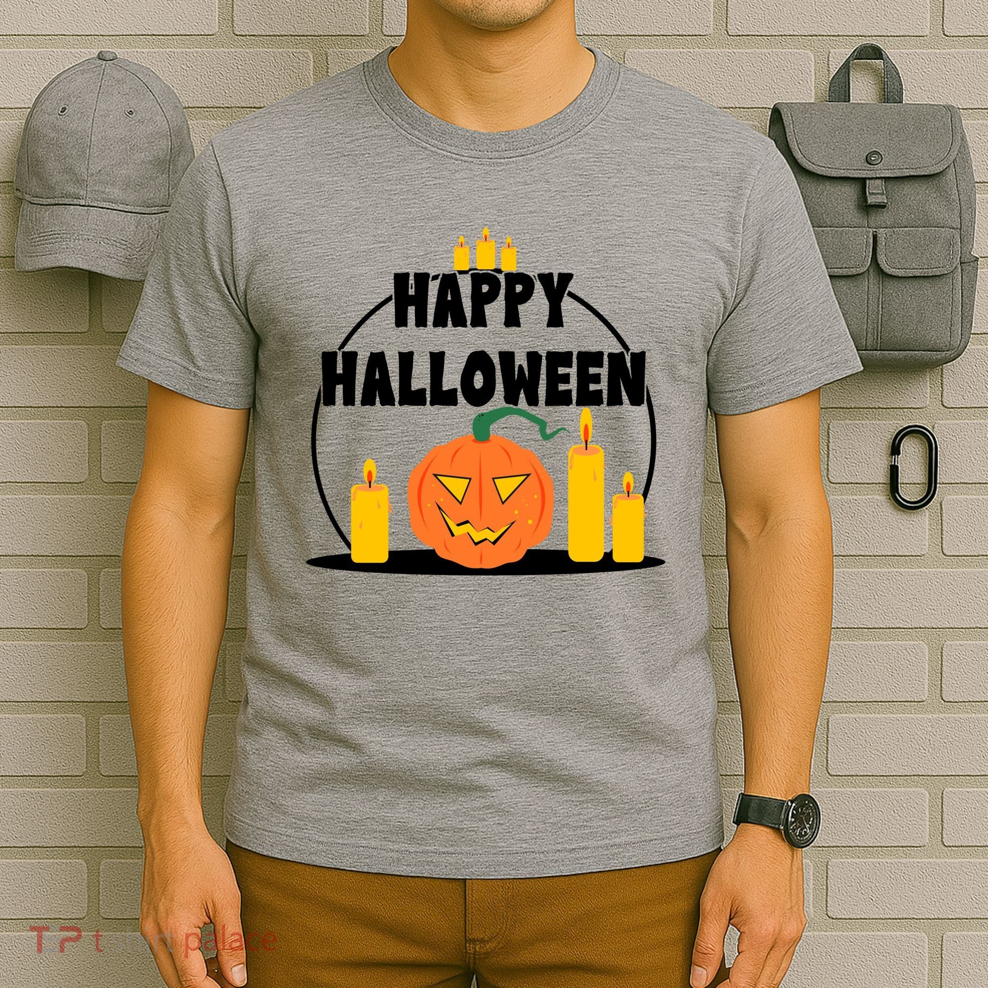 Happy Halloween Spooky Pumpkin Holiday T-Shirt