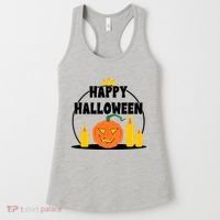 Happy Halloween Spooky Pumpkin Holiday Women's Tank Top thumb 0