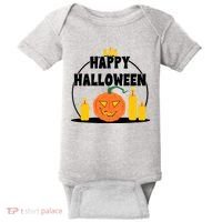 Happy Halloween Spooky Pumpkin Holiday Baby Bodysuit thumb 0