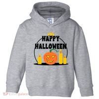 Happy Halloween Spooky Pumpkin Holiday Toddler Hoodie thumb 0