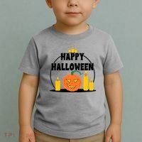 Happy Halloween Spooky Pumpkin Holiday Toddler T-Shirt thumb 2