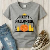 Happy Halloween Spooky Pumpkin Holiday Women's T-Shirt thumb 3
