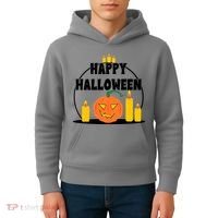 Happy Halloween Spooky Pumpkin Holiday Kids Hoodie thumb 4