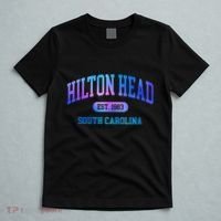Hilton Head South Carolina Colorful Retro Throwback T-Shirt thumb 5