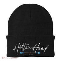 Hilton Head South Carolina Beach Graphic Beanie thumb 0