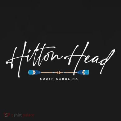 Hilton Head South Carolina Beach Graphic Tie-Dye T-Shirt