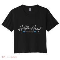 Hilton Head South Carolina Beach Graphic Women's Crop Top Tee thumb 0