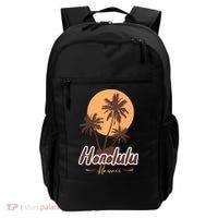 Honolulu Hawaii Sunset Backpack thumb 0