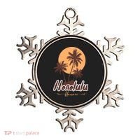 Honolulu Hawaii Sunset Ornament thumb 0