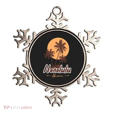 Honolulu Hawaii Sunset Ornament