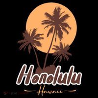 Honolulu Hawaii Sunset Ornament thumb 1