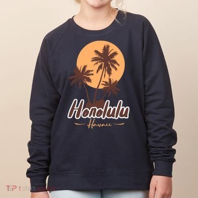 Honolulu Hawaii Sunset Women's Sweatshirt