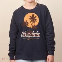 Honolulu Hawaii Sunset Women's Sweatshirt thumb 0