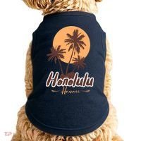 Honolulu Hawaii Sunset Doggie Tank thumb 0