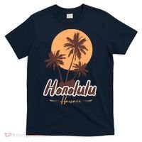 Honolulu Hawaii Sunset T-Shirt thumb 0