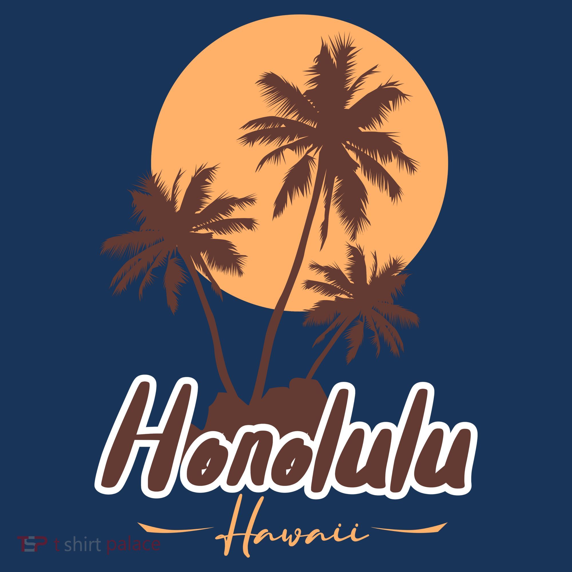 Honolulu Hawaii Sunset Beanie