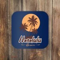 Honolulu Hawaii Sunset Coaster thumb 0