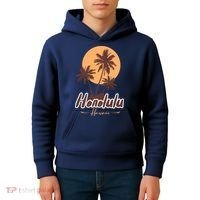 Honolulu Hawaii Sunset Kids Hoodie thumb 4