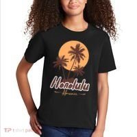 Honolulu Hawaii Sunset Kids T-Shirt thumb 2