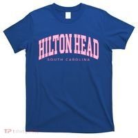 Hilton Head SC South Carolina retro vintage preppy T-Shirt thumb 0