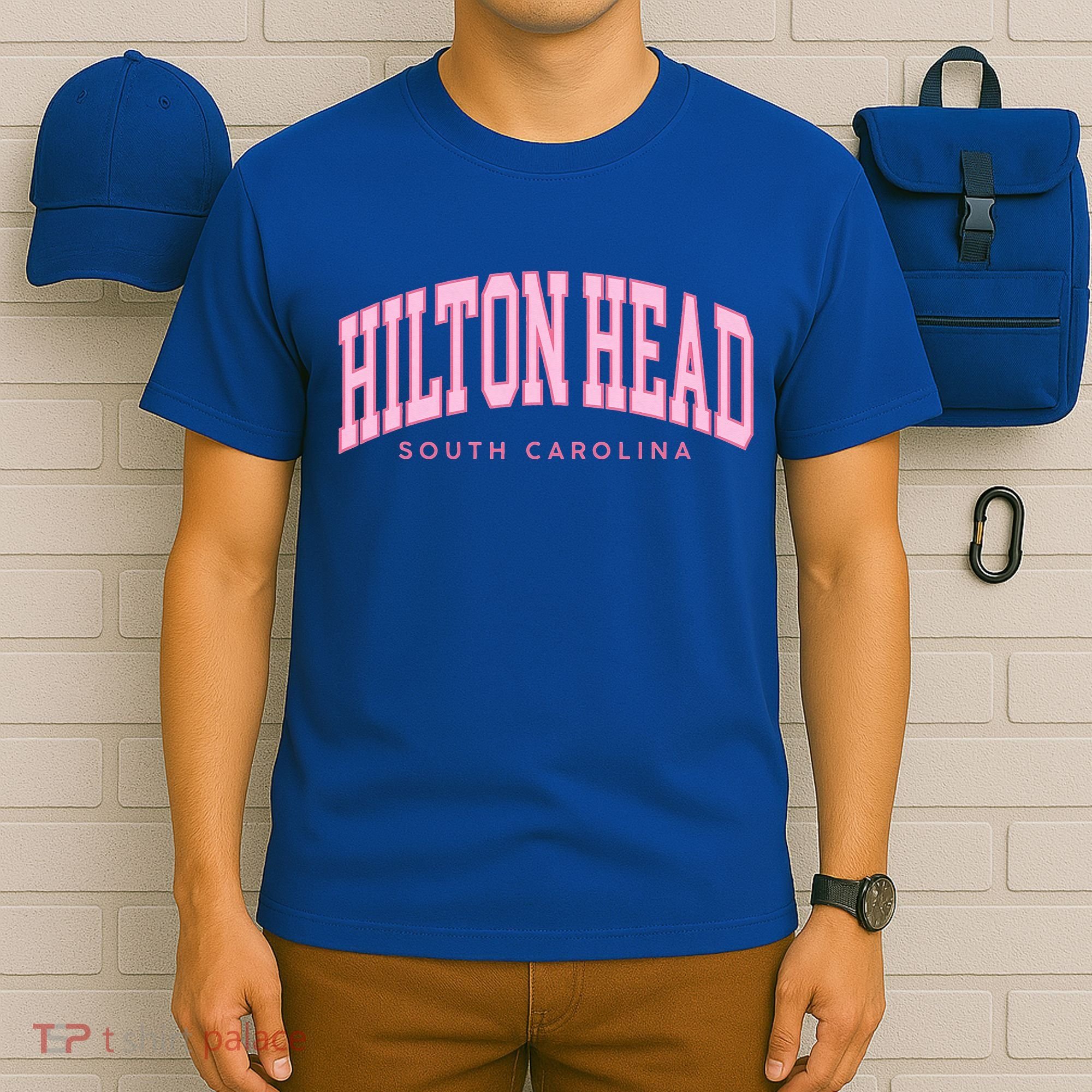 Hilton Head SC South Carolina retro vintage preppy T-Shirt