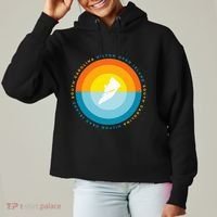 Hilton Head South Carolina Sunset Ladies Heavyweight Boxy Pullover Hoodie thumb 0