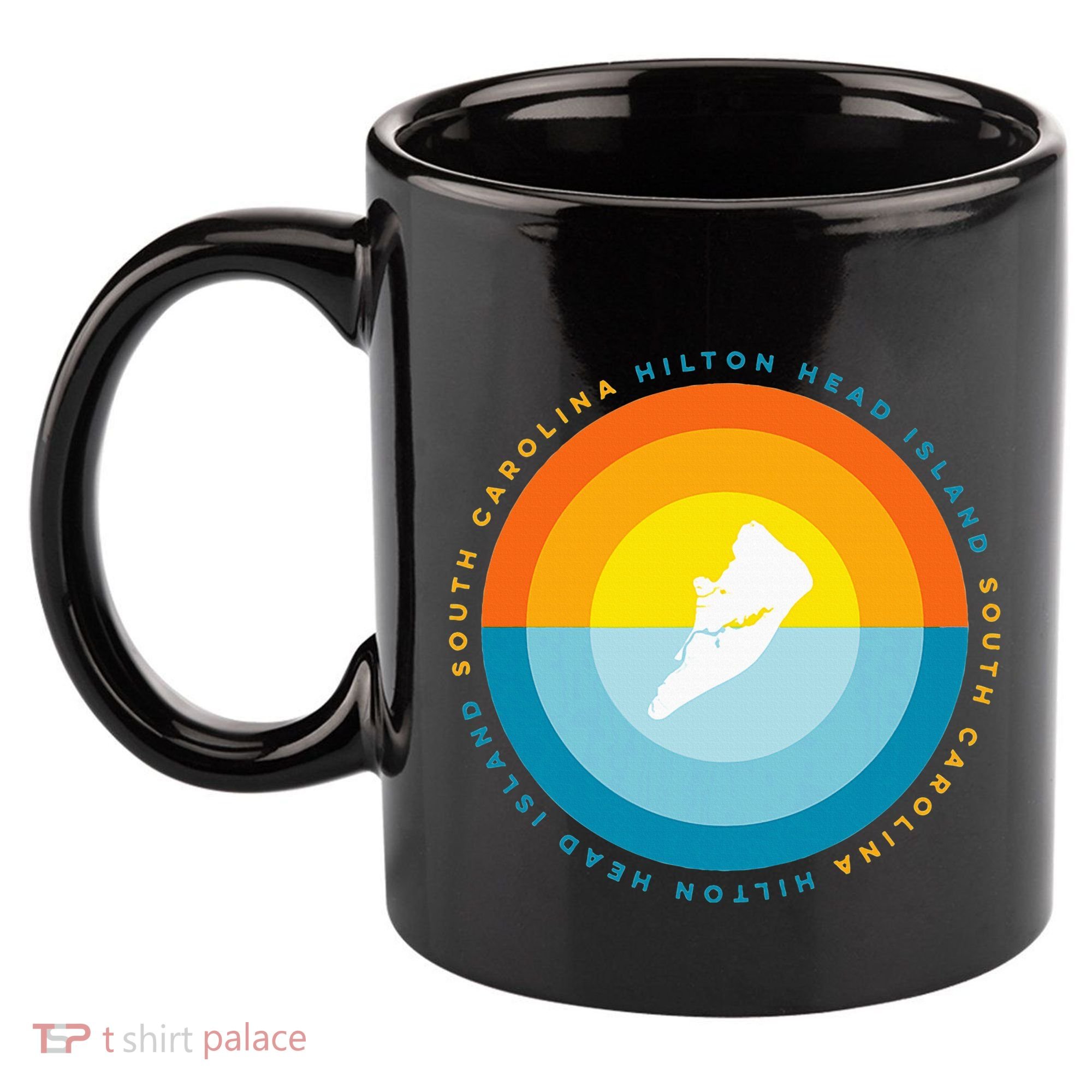 Hilton Head South Carolina Sunset 11oz C Handle Ceramic Mug