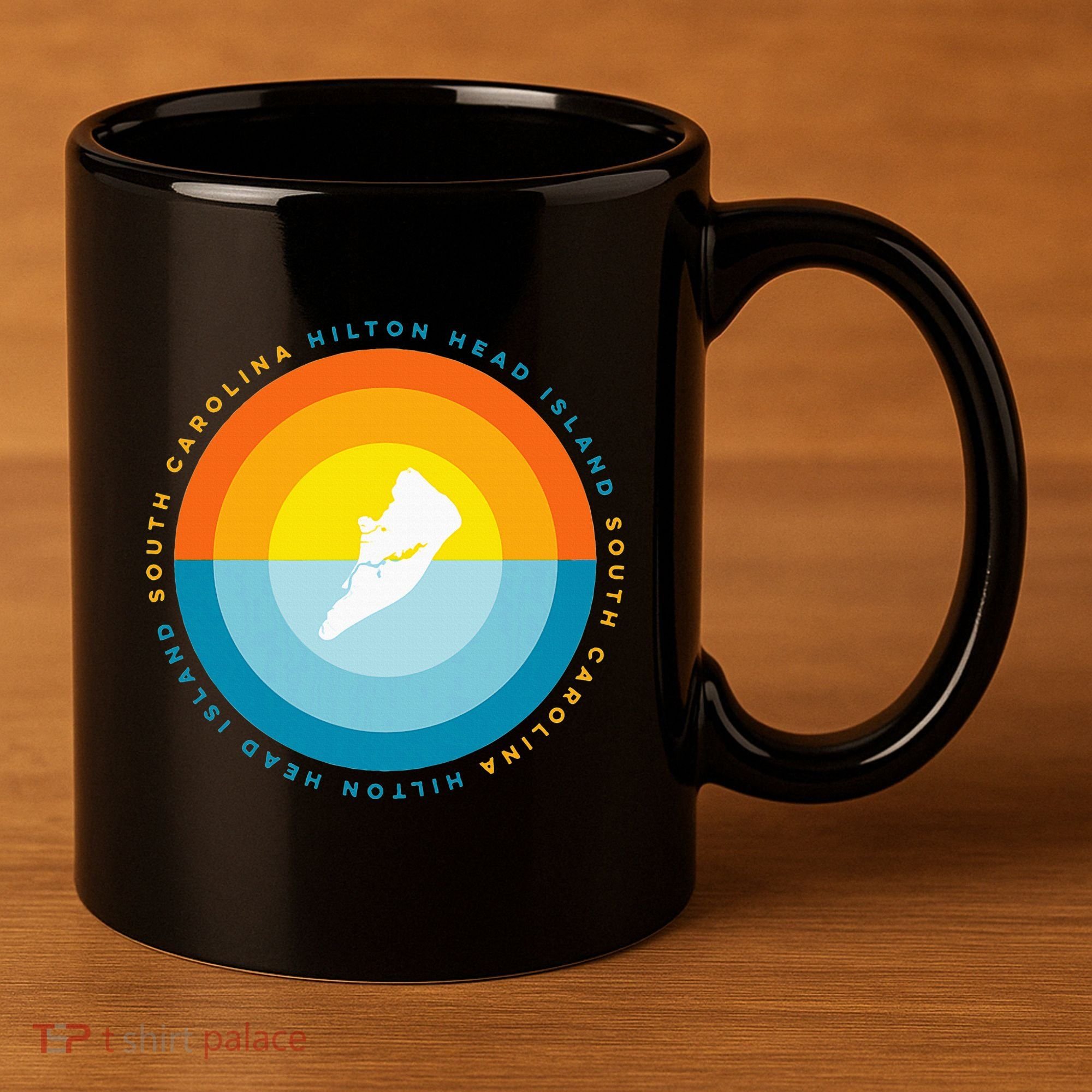 Hilton Head South Carolina Sunset 11oz C Handle Ceramic Mug