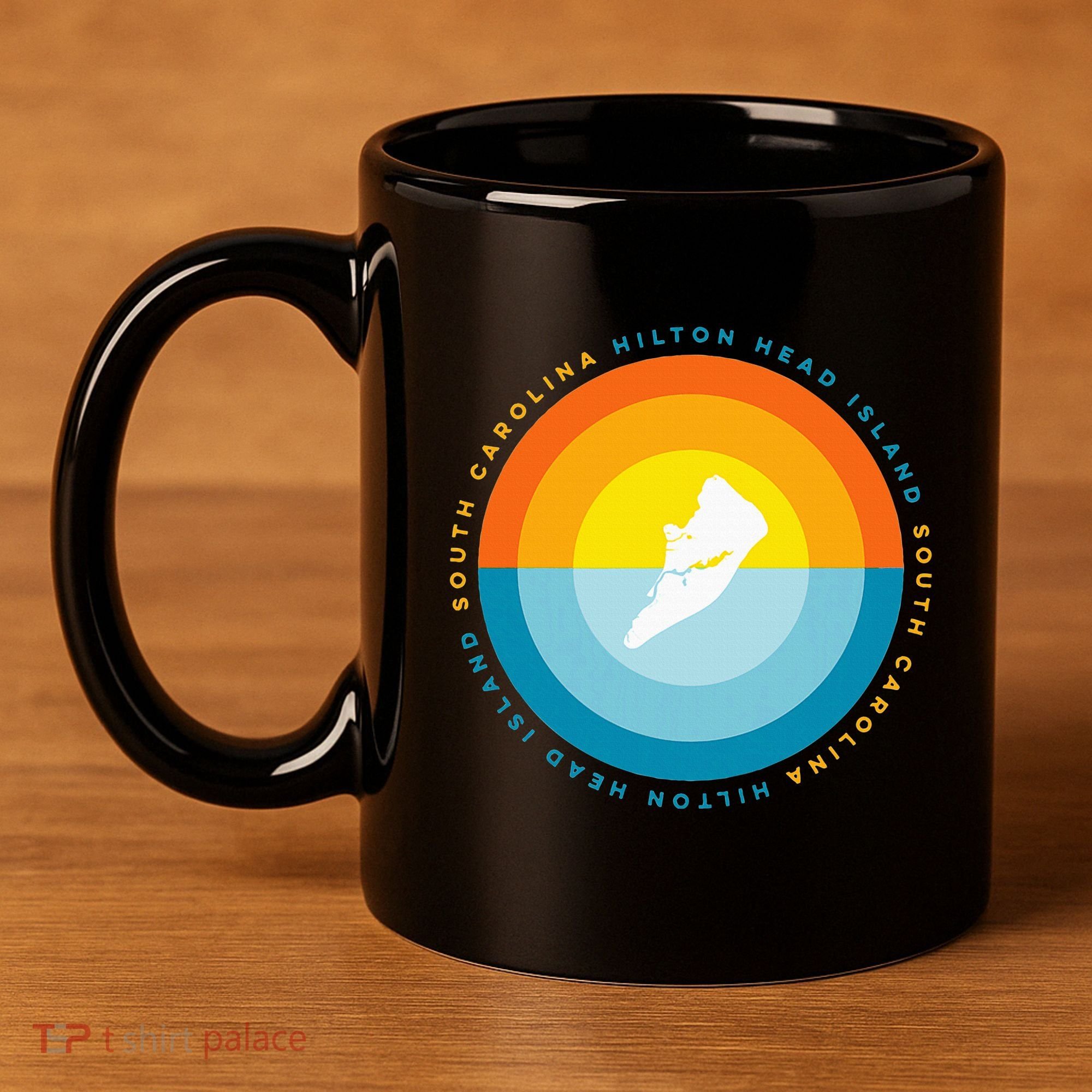 Hilton Head South Carolina Sunset 11oz C Handle Ceramic Mug