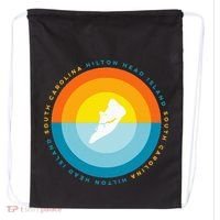 Hilton Head South Carolina Sunset Drawstring Bag thumb 0