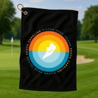 Hilton Head South Carolina Sunset Golf Towel thumb 1
