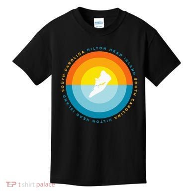 Hilton Head South Carolina Sunset Kids T-Shirt
