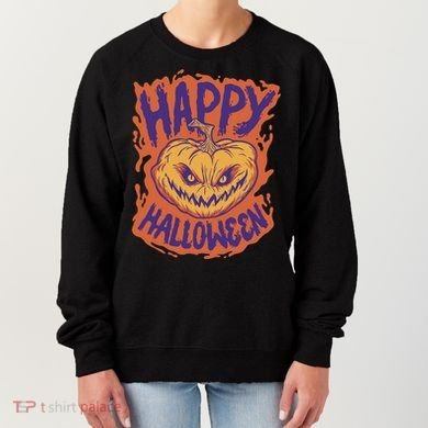 Happy Halloween Spooky Pumpkin Women's Sweatshirt