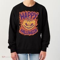 Happy Halloween Spooky Pumpkin Women's Sweatshirt thumb 0