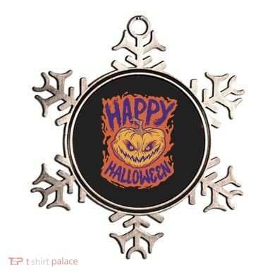 Happy Halloween Spooky Pumpkin Ornament