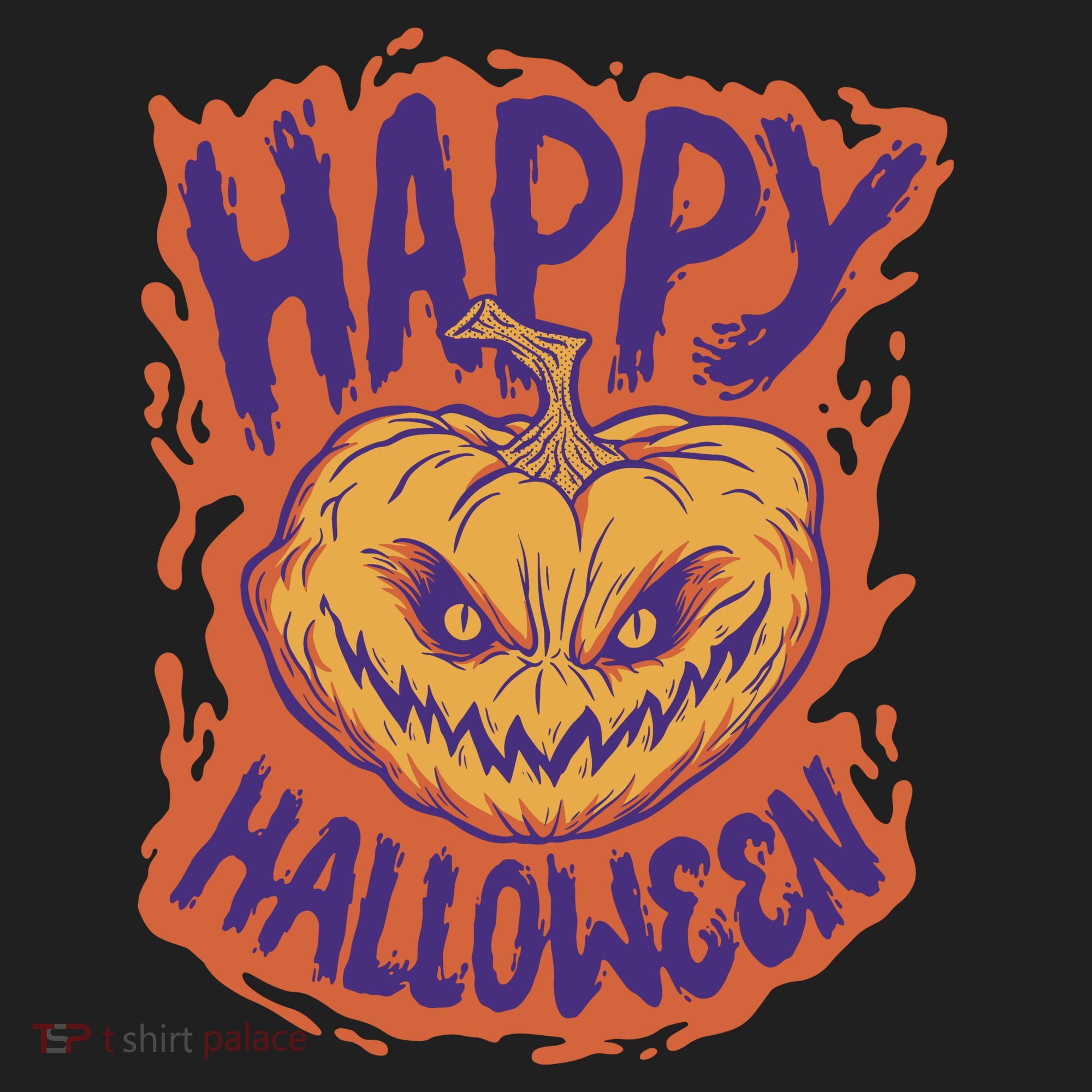 Happy Halloween Spooky Pumpkin Hat